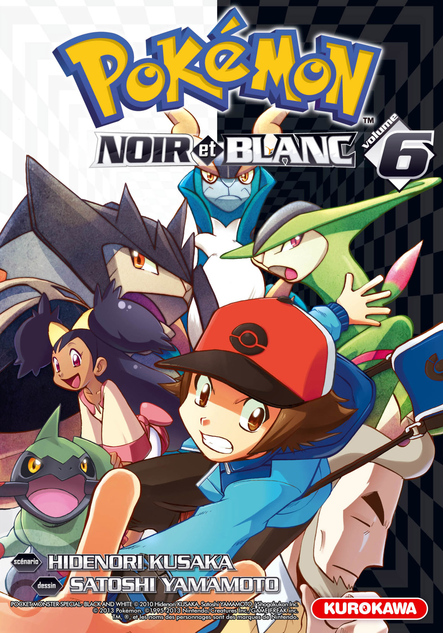 Pokémon Noir et Blanc 6 édition Simple Kurokawa Manga Sanctuary