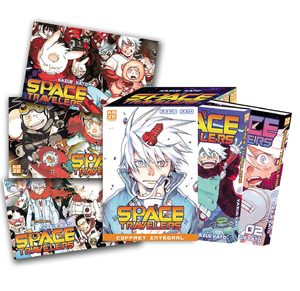 couverture, jaquette Space travelers 3  (Kodansha)