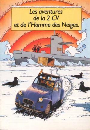 Les catalogues 2 CV Tintin