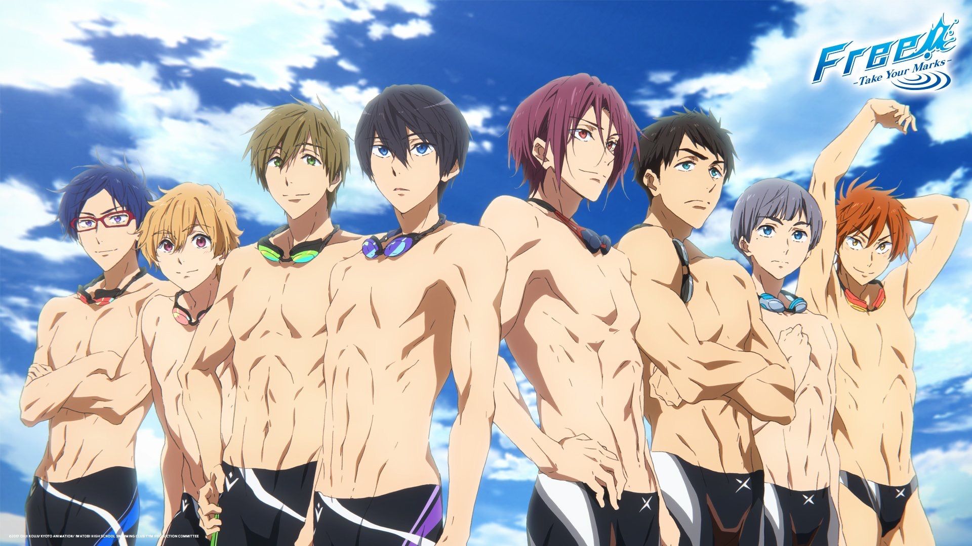 Free! - Ép. 1 VOSTFR, Retrouvailles aux starting-blocks !