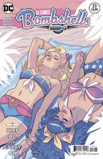 couverture, jaquette DC Comics Bombshells Issues 23