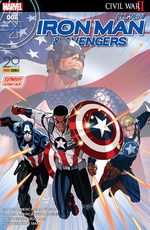 couverture, jaquette All-New Iron Man & Avengers Kiosque (2016 - 2017) 8