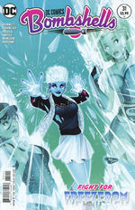 couverture, jaquette DC Comics Bombshells Issues 31