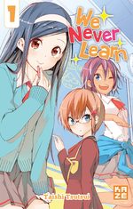 couverture, jaquette We never learn 1
