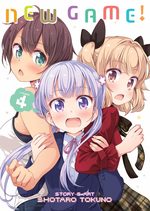 couverture, jaquette New Game! 4