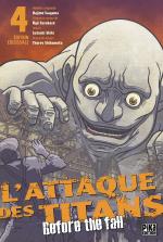 couverture, jaquette L'Attaque des Titans - Before the Fall colossale 4