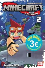 couverture, jaquette Minecraft, le manga officiel - Voyage au bout du monde Edition 3€ 2
