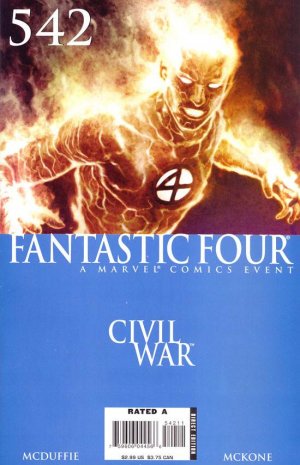 couverture, jaquette Fantastic Four 542  - We Used to Go to Hyperspace Just for DonutsIssues V1 Suite (2003 - 2011) (Marvel) Comics