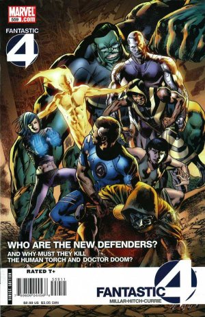 couverture, jaquette Fantastic Four 559  - The Hooded ManIssues V1 Suite (2003 - 2011) (Marvel) Comics