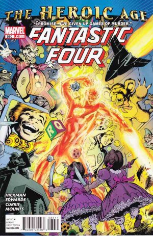 couverture, jaquette Fantastic Four 580  - The Frank-tastic FourIssues V1 Suite (2003 - 2011) (Marvel) Comics