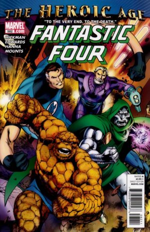 couverture, jaquette Fantastic Four 582  - ...Because of All These Things I've Done.Issues V1 Suite (2003 - 2011) (Marvel) Comics