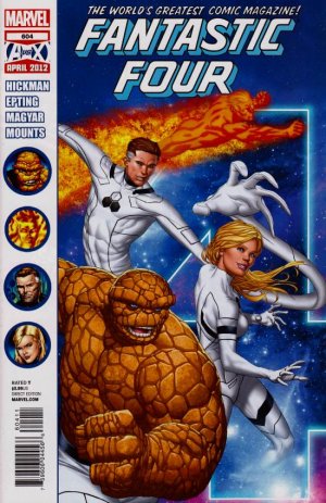 couverture, jaquette Fantastic Four 604  - Forever, Part 5Issues V1 Suite (2012) (Marvel) Comics