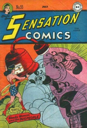 Sensation (Mystery) Comics 55 - Wonder Woman and The Bug People