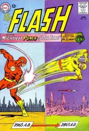 couverture, jaquette Flash 153  - The Mightiest Punch of All Time!Issues V1 (1959 - 1985) (DC Comics) Comics