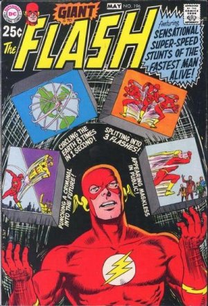 couverture, jaquette Flash 196  - Featuring Sensational Super-Speed Stunts Of The Fastest Man ...Issues V1 (1959 - 1985) (DC Comics) Comics