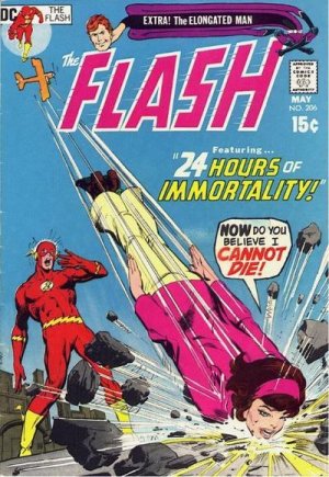couverture, jaquette Flash 206  - 24 Hours of ImmortalityIssues V1 (1959 - 1985) (DC Comics) Comics