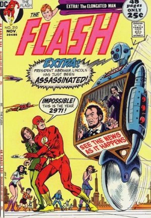 couverture, jaquette Flash 210  - An Earth Divided!Issues V1 (1959 - 1985) (DC Comics) Comics