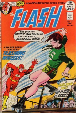 couverture, jaquette Flash 211  - Flashing WheelsIssues V1 (1959 - 1985) (DC Comics) Comics