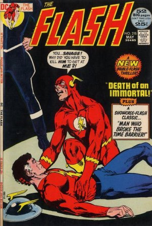 couverture, jaquette Flash 215  - Death of an Immortal!Issues V1 (1959 - 1985) (DC Comics) Comics
