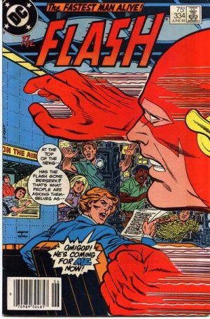 couverture, jaquette Flash 334  - Flash Freak-out!Issues V1 (1959 - 1985) (DC Comics) Comics