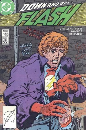couverture, jaquette Flash 20  - Lost, Worthless, And Forgotten...Issues V2 (1987 - 2009) (DC Comics) Comics