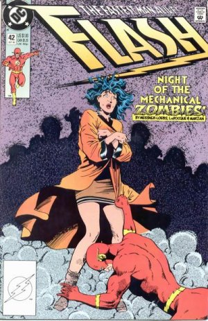 couverture, jaquette Flash 42  - Mechanical DifficultyIssues V2 (1987 - 2009) (DC Comics) Comics