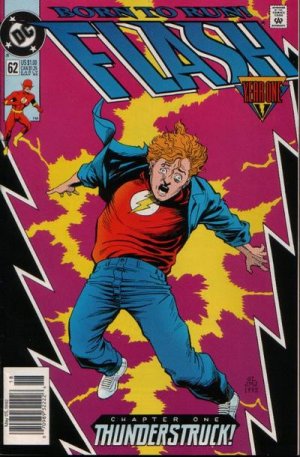 couverture, jaquette Flash 62  - Flash: Year One - Born to Run!, Chapter 1: Thunder StruckIssues V2 (1987 - 2009) (DC Comics) Comics