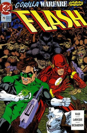 couverture, jaquette Flash 70  - Gorilla Warfare, Conclusion: Quite a Head on His ShoulersIssues V2 (1987 - 2009) (DC Comics) Comics