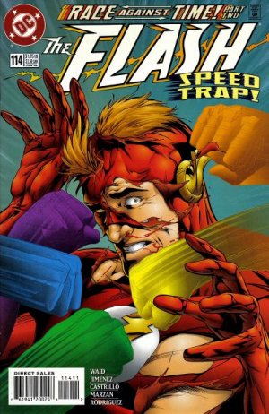 couverture, jaquette Flash 114  - Race Against Time - Chapter Two: Sibling RivalryIssues V2 (1987 - 2009) (DC Comics) Comics