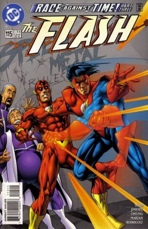 couverture, jaquette Flash 115  - Race Against Time - Chapter Three : Speed MetalIssues V2 (1987 - 2009) (DC Comics) Comics