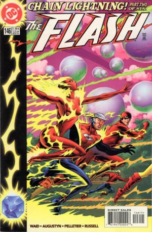 couverture, jaquette Flash 146  - Chain Lightning - Chapter Two: Time Like a River...Issues V2 (1987 - 2009) (DC Comics) Comics