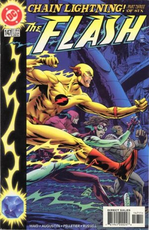 couverture, jaquette Flash 147  - Chain Lightning - Chapter Three: Shooting the RapidsIssues V2 (1987 - 2009) (DC Comics) Comics