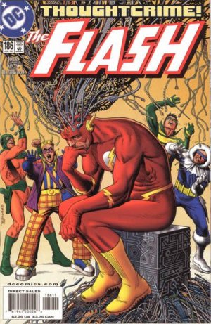 couverture, jaquette Flash 186  - Crossfire Part Three; The Thinking ManIssues V2 (1987 - 2009) (DC Comics) Comics