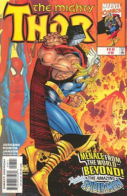 couverture, jaquette Thor 8  - ...And the Home of the Brave!Issues V2 (1998 à 2004) (Marvel) Comics