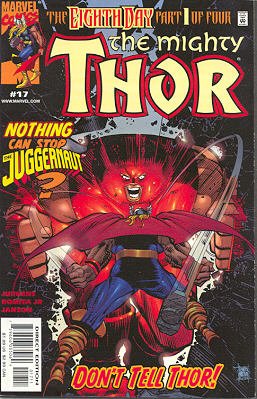 couverture, jaquette Thor 17  - The Eighth Day, 1 of FourIssues V2 (1998 à 2004) (Marvel) Comics