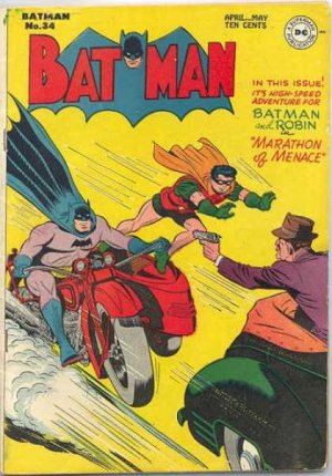 couverture, jaquette Batman 34  - The Marathon Of Menace!Issues V1 (1940 - 2011) (DC Comics) Comics