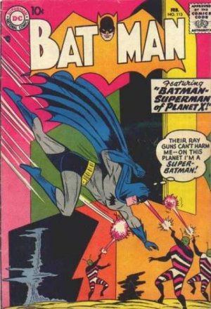 couverture, jaquette Batman 113  - Batman: Superman of Planet XIssues V1 (1940 - 2011) (DC Comics) Comics