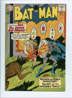 couverture, jaquette Batman 158  - Ace the Super-BathoundIssues V1 (1940 - 2011) (DC Comics) Comics