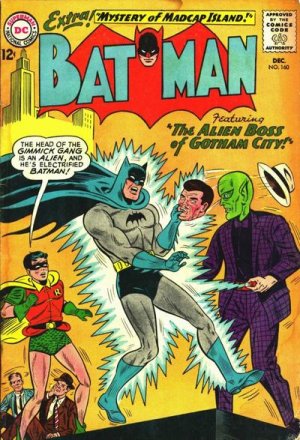 couverture, jaquette Batman 160  - The Alien Boss of Gotham CityIssues V1 (1940 - 2011) (DC Comics) Comics