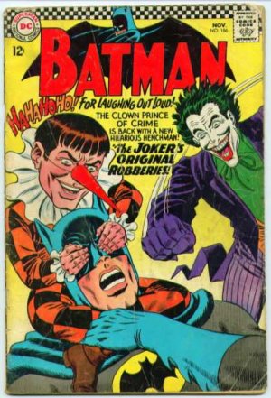 couverture, jaquette Batman 186  - The Joker's Original RobberiesIssues V1 (1940 - 2011) (DC Comics) Comics