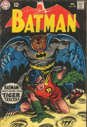 couverture, jaquette Batman 209  - Jungle JeopardyIssues V1 (1940 - 2011) (DC Comics) Comics