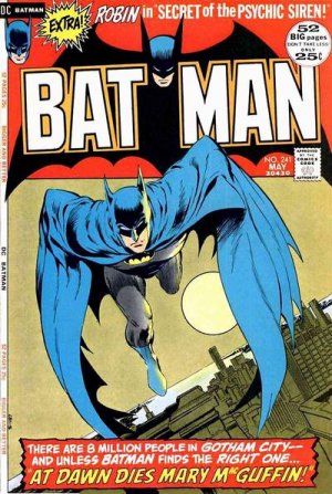 couverture, jaquette Batman 241  - At Dawn Dies Mary MacGuffin!Issues V1 (1940 - 2011) (DC Comics) Comics