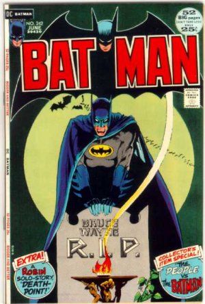 couverture, jaquette Batman 242  - Bruce Wayne--Rest in Peace!Issues V1 (1940 - 2011) (DC Comics) Comics