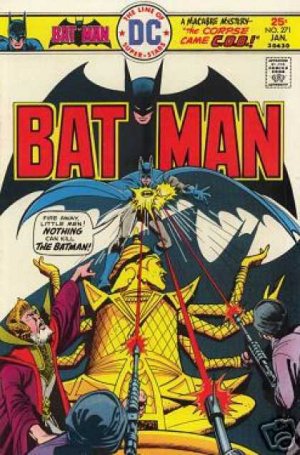 couverture, jaquette Batman 271  - The Corpse Came C.O.D.!Issues V1 (1940 - 2011) (DC Comics) Comics