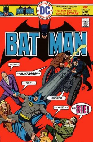 couverture, jaquette Batman 273  - The Bank-Shot That Baffled BatmanIssues V1 (1940 - 2011) (DC Comics) Comics