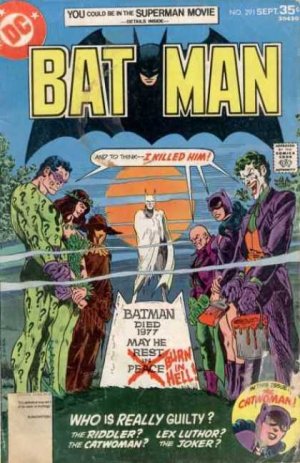 couverture, jaquette Batman 291  - Where Were You On the Night Batman Was Killed?Issues V1 (1940 - 2011) (DC Comics) Comics