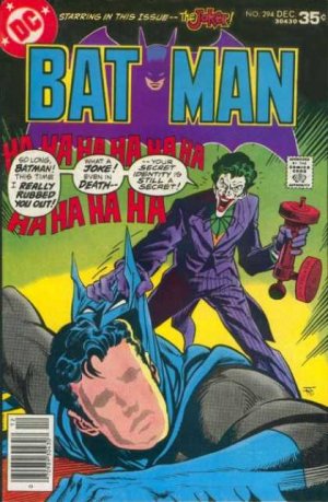 couverture, jaquette Batman 294  - Testimony of the JokerIssues V1 (1940 - 2011) (DC Comics) Comics