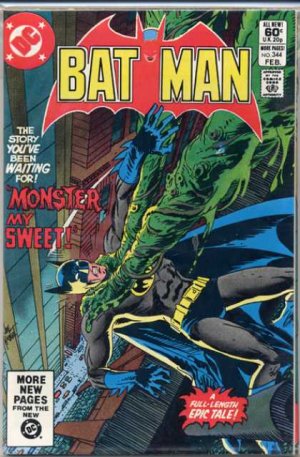 couverture, jaquette Batman 344  - Monster, My Sweet!Issues V1 (1940 - 2011) (DC Comics) Comics
