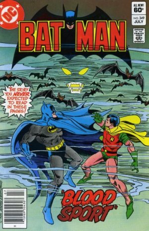 couverture, jaquette Batman 349  - Blood SportIssues V1 (1940 - 2011) (DC Comics) Comics