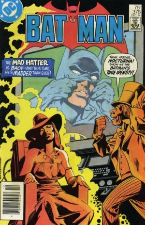 couverture, jaquette Batman 378  - One Hat Madder!Issues V1 (1940 - 2011) (DC Comics) Comics